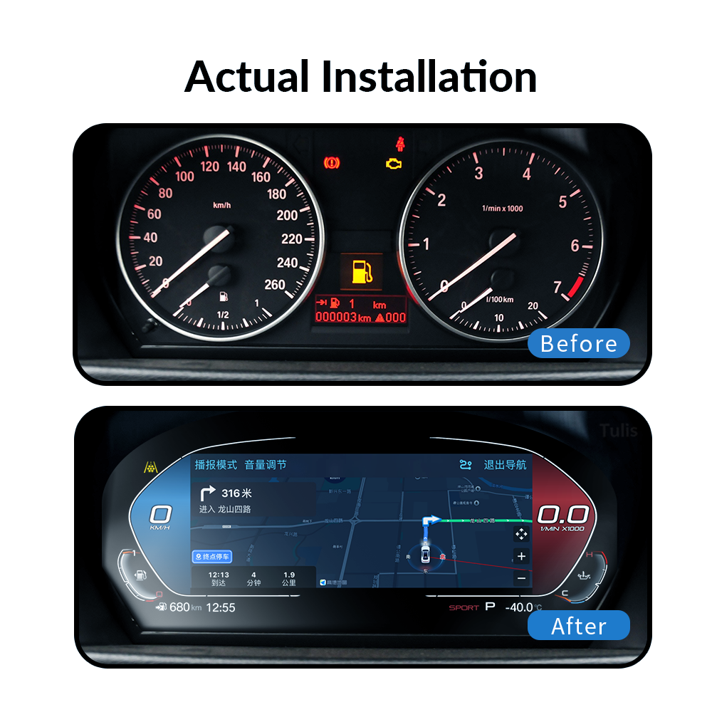 BMW X1 E84 2009-2014 Car Digital Cluster Instrument Virtual Cockpit Speedometer Dashboard Ghost Screen