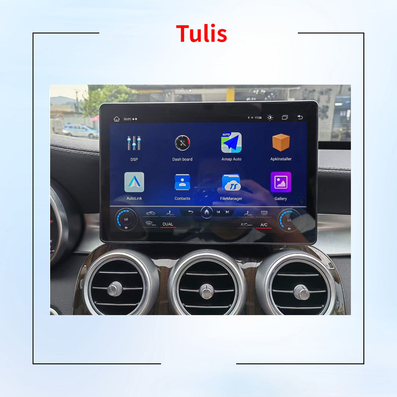 Tulis 11.5 Inch Android Touch Screen For Mercedes Benz C Class GLC NTG5.0 2015 - 2018 Carplay Auto Stereo Multimedia Player