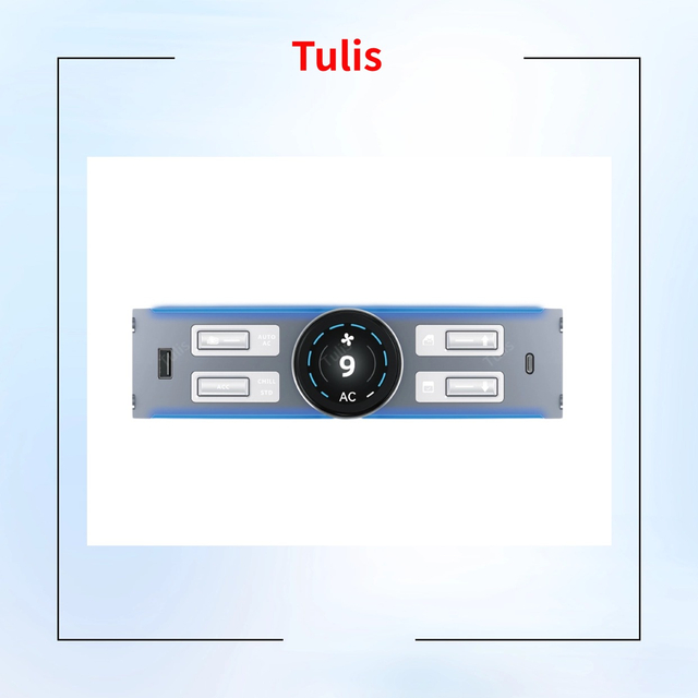 Tulis Ac Panel Control Button Multimedia Passnger Systeam Lcd Intelligent Control Dock For Tesla Model 3 Y 2021 To 2023