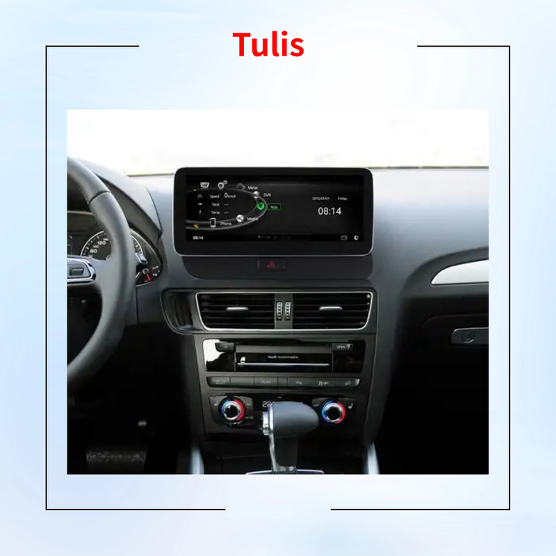 Tulis Android 13 Autoradio 10.25 Inch Screen For Audi Q5 2010-2017 Stereo Video Navigation Carplay Android Bluetooth Carplay