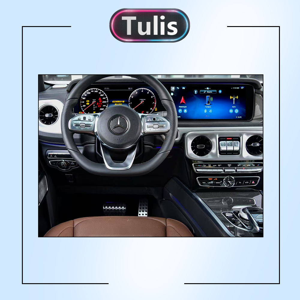 Mercedes Benz G Class 2018-2025 Dual 12.3 Inch Android Screen Navigation Car Stereo With Carplay Android Auto