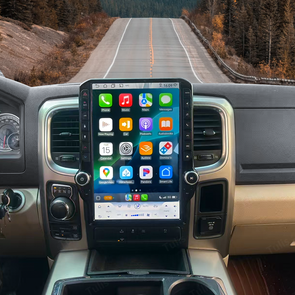 14.5“ Dodge RAM 2013-2018 Android Screen Navigation Car Radio With Carplay Android Auto