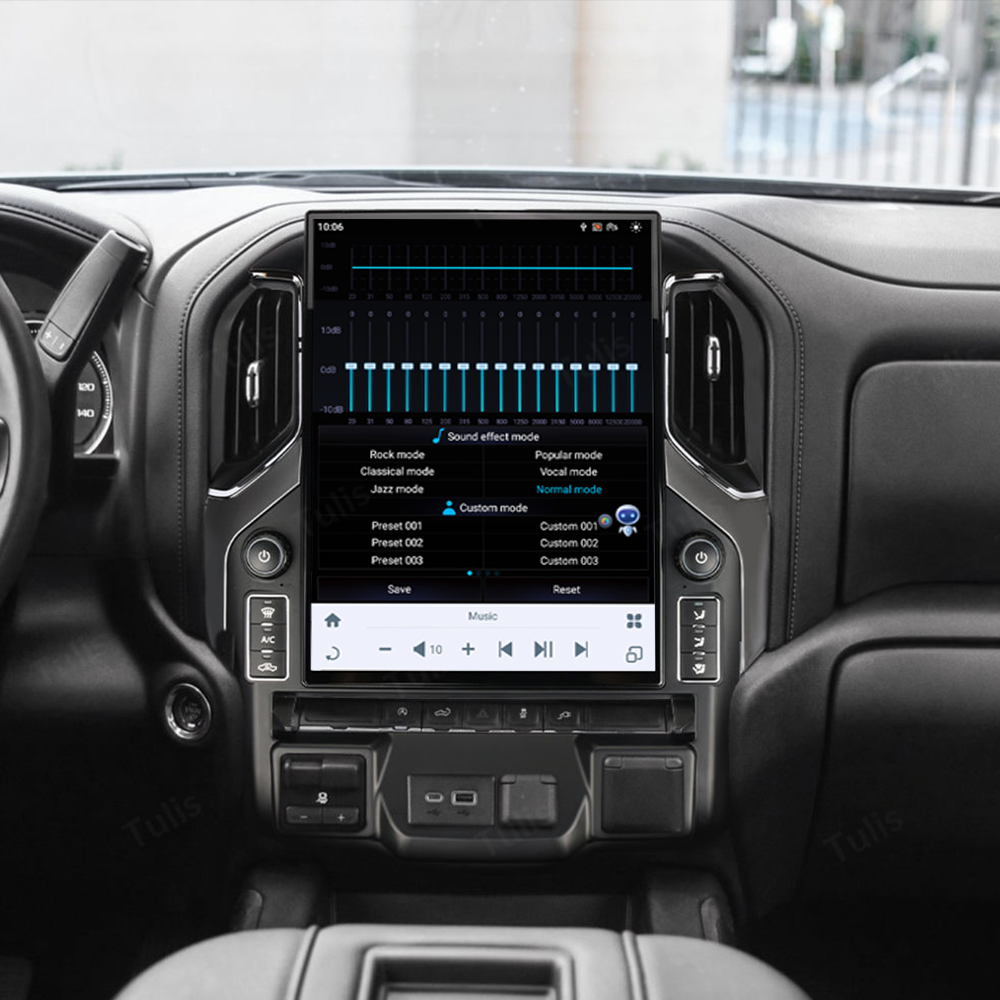 Chevrolet Silverado GMC Sierra 2019- 2023 Android Screen Navigation Car Radio With Carplay Android Auto