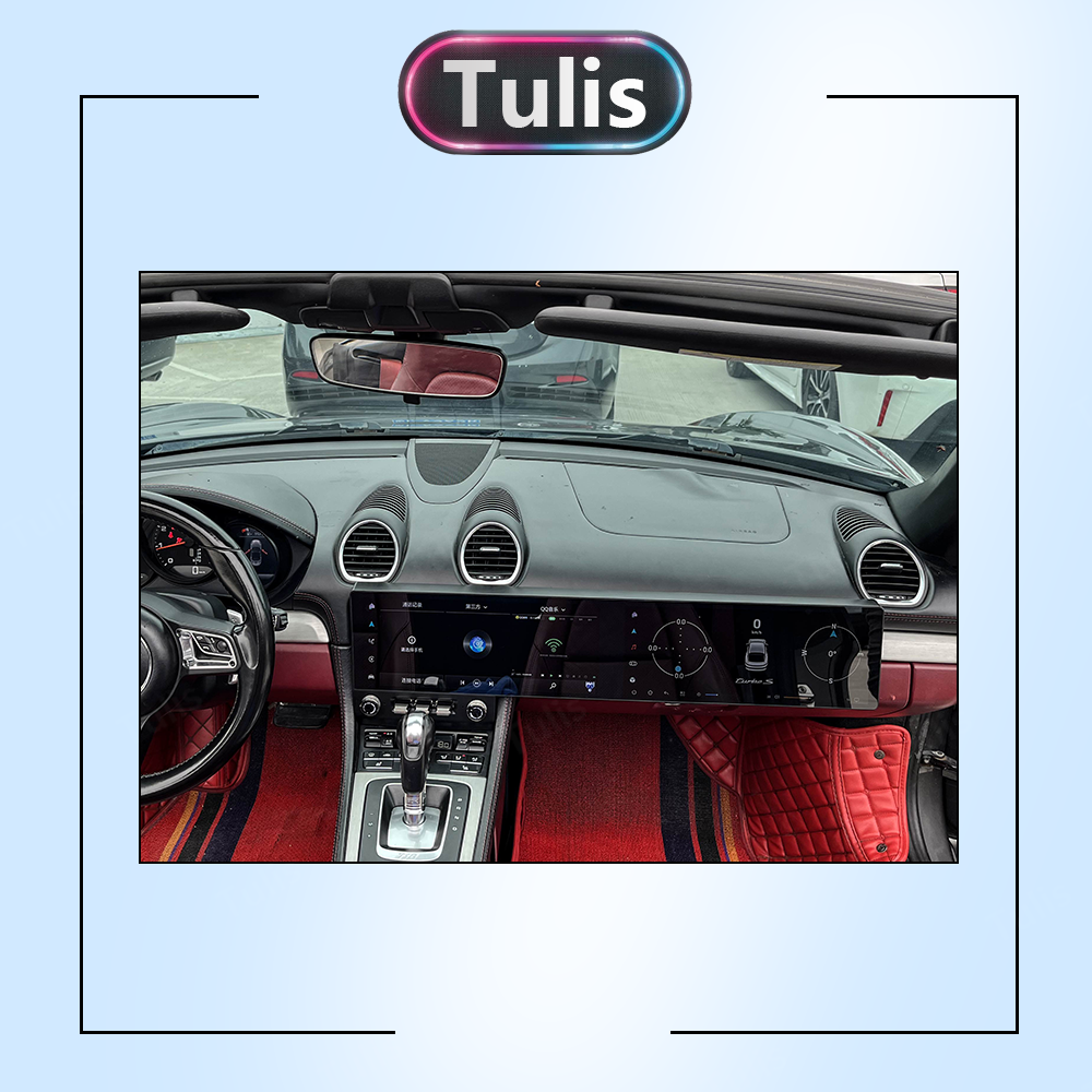 Porsche 718 2016-2023 Dual 12.3 Inch Android Screen Navigation Car Stereo With Carplay Android Auto