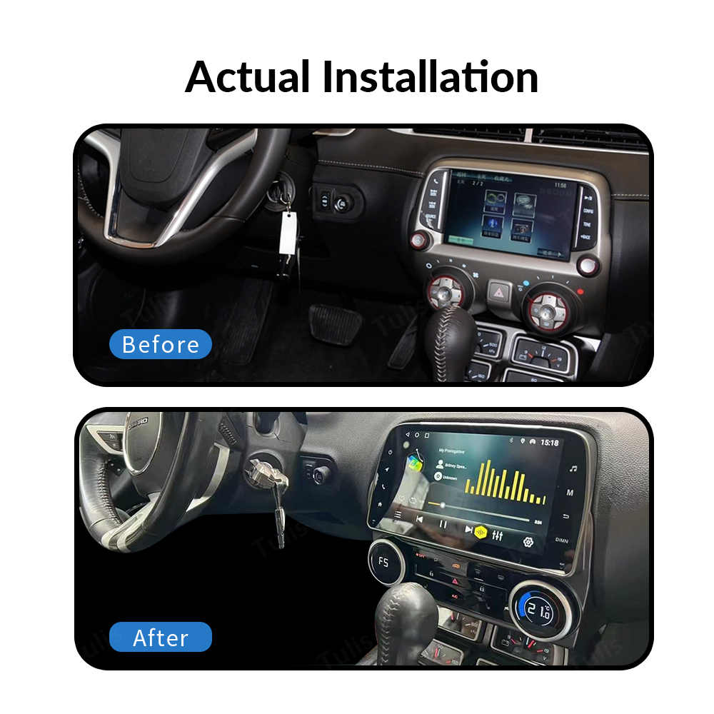 9.0“ Chevrolet Camaro 2008-2015 Android Screen Navigation Car Radio With Carplay Android Auto