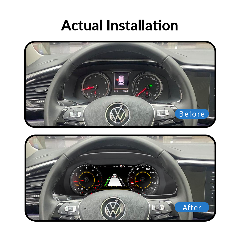 VW Tayron 2019-2022 Car Digital Cluster Instrument Virtual Cockpit Speedometer Dashboard Ghost Screen