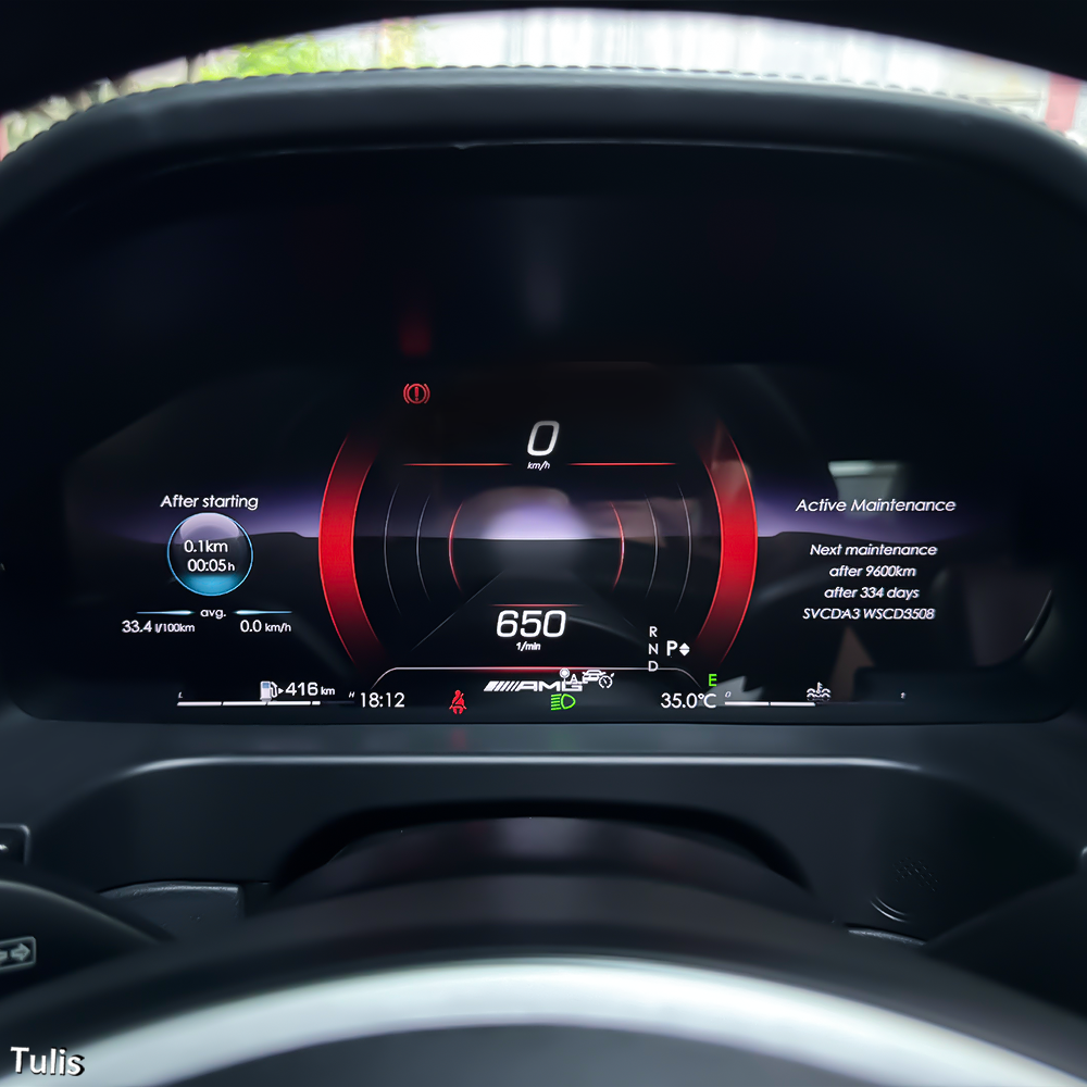 Mercedes Benz E Class W212 Car Digital Cluster Instrument Virtual Cockpit Speedometer Dashboard Ghost Screen