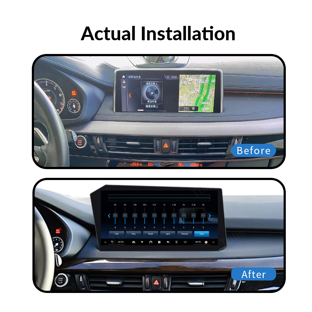 BMW X5 X6 2017-2019 12.9“ X Style Android Screen Navigation Car Radio With Carplay Android Auto