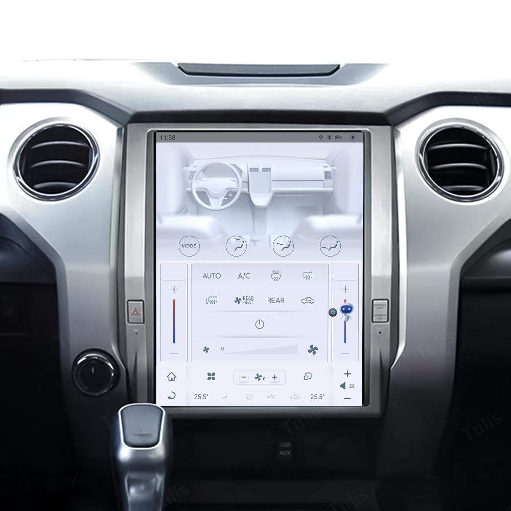 12.1“ Tesla Style Toyota Tundra 2012 -2018 Android Screen Navigation Car Radio With Carplay Android Auto