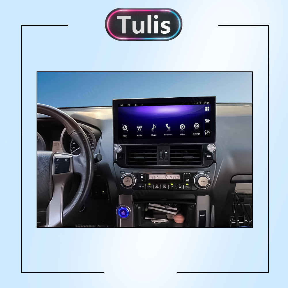 12.3“ Toyota Prado 2010-2013 Android Screen Navigation Car Radio With Carplay Android Auto
