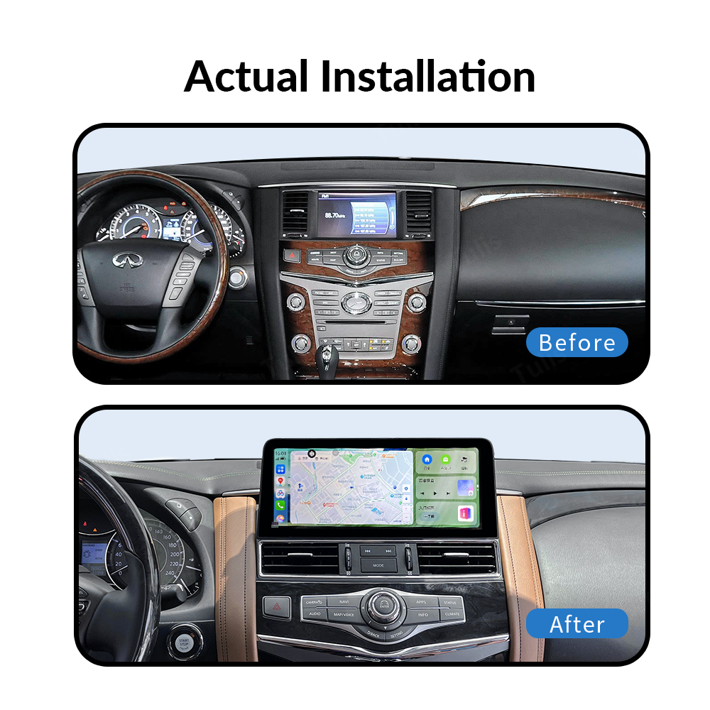 12.3'' Infiniti QX80 QX56 2010-2020 Android Screen Navigation Car Radio With Carplay Android Auto