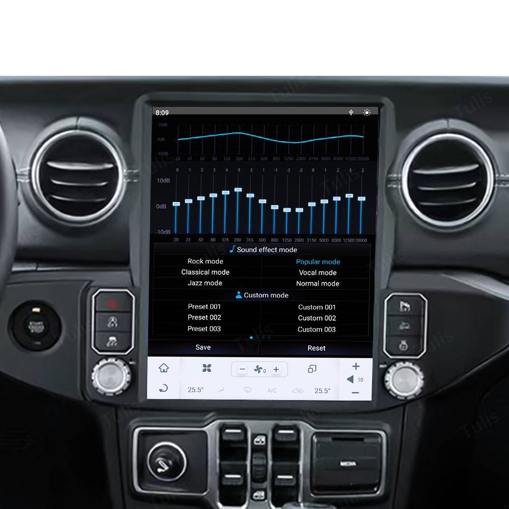 13“ Tesla Stlye Jeep Wrangler 2018-2021 Android Screen Navigation Car Radio With Carplay Android Auto