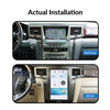 13.6" Tesla Stlye Lexus LX570 2007-2015 Android Screen Navigation Car Radio With Carplay Android Auto