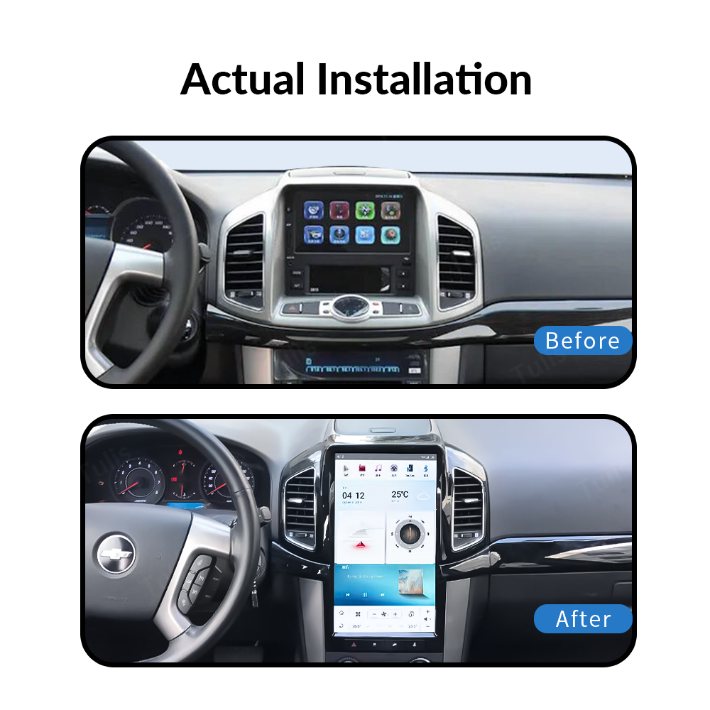 13." Tesla Stlye Chevrolet Captiva 2013-2017 Android Screen Navigation Car Radio With Carplay Android Auto