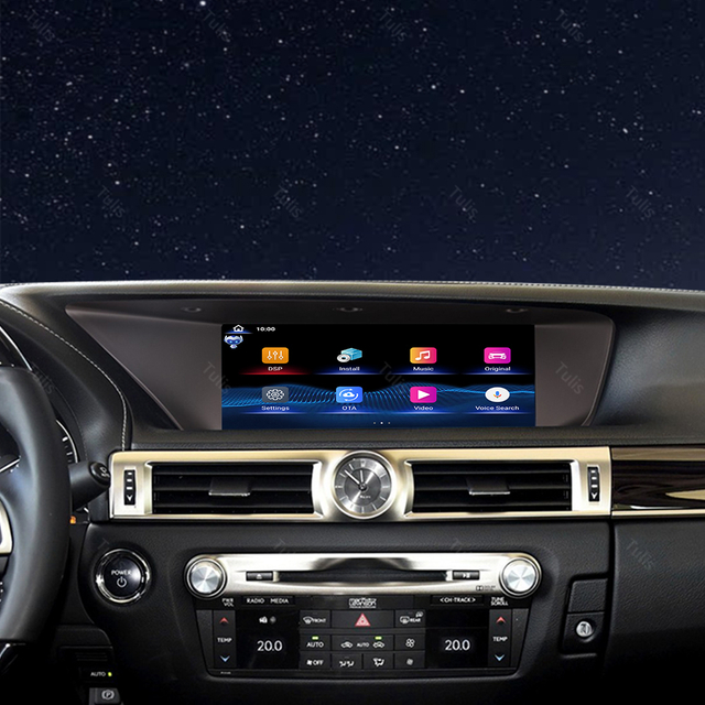 Tulis Touch Screen Android Car Radio GPS Navigation DVD Player Stereo Multimedia Audio System for Lexus GS 2012-2020