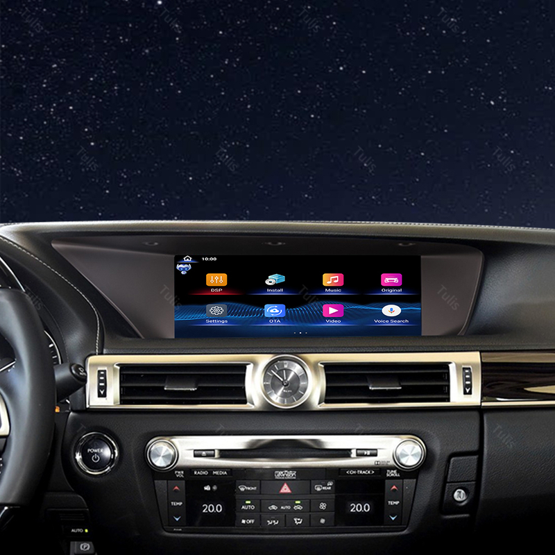 Tulis Touch Screen Android Car Radio GPS Navigation DVD Player Stereo Multimedia Audio System for Lexus GS 2012-2020