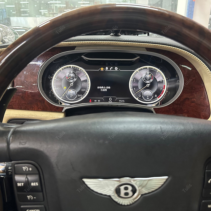 Tulis Digital Dashboard Panel Virtual Instrument Cluster Cockpit Lcd Speedometer Digital Cluster For Bentley Flying Spur Continental 05-19