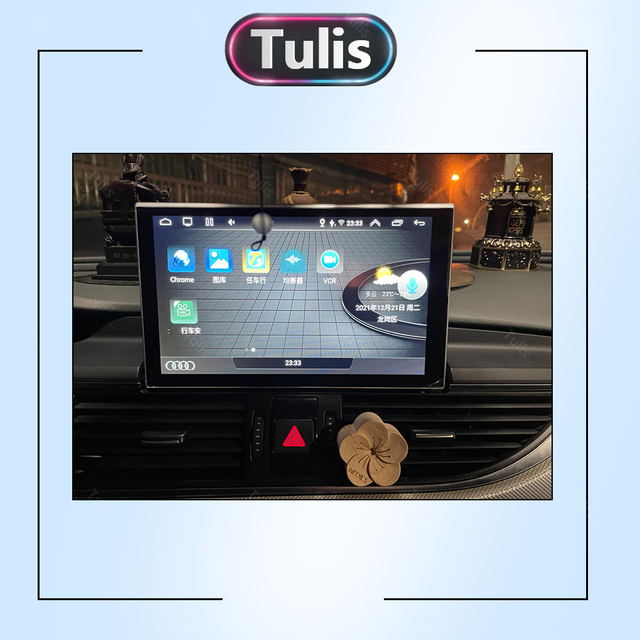Tulis Touch Screen Android Car Radio GPS Navigation DVD Player Stereo Multimedia Audio System for Audi A6 A7 C7 2012-2018