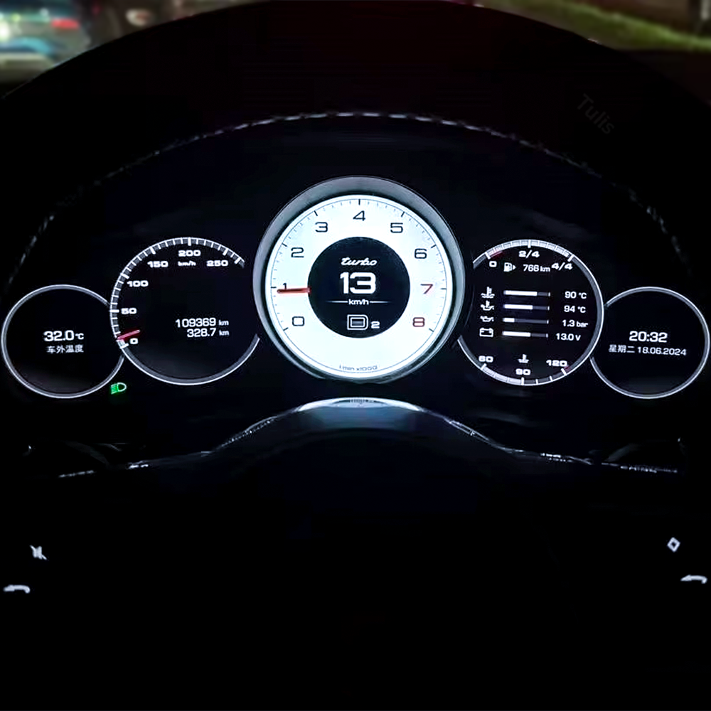 Porsche Cayenne 2018-2023 Porsche Cayenne 2011-2016 Car Digital Cluster Instrument Virtual Cockpit Speedometer Dashboard Ghost Screen