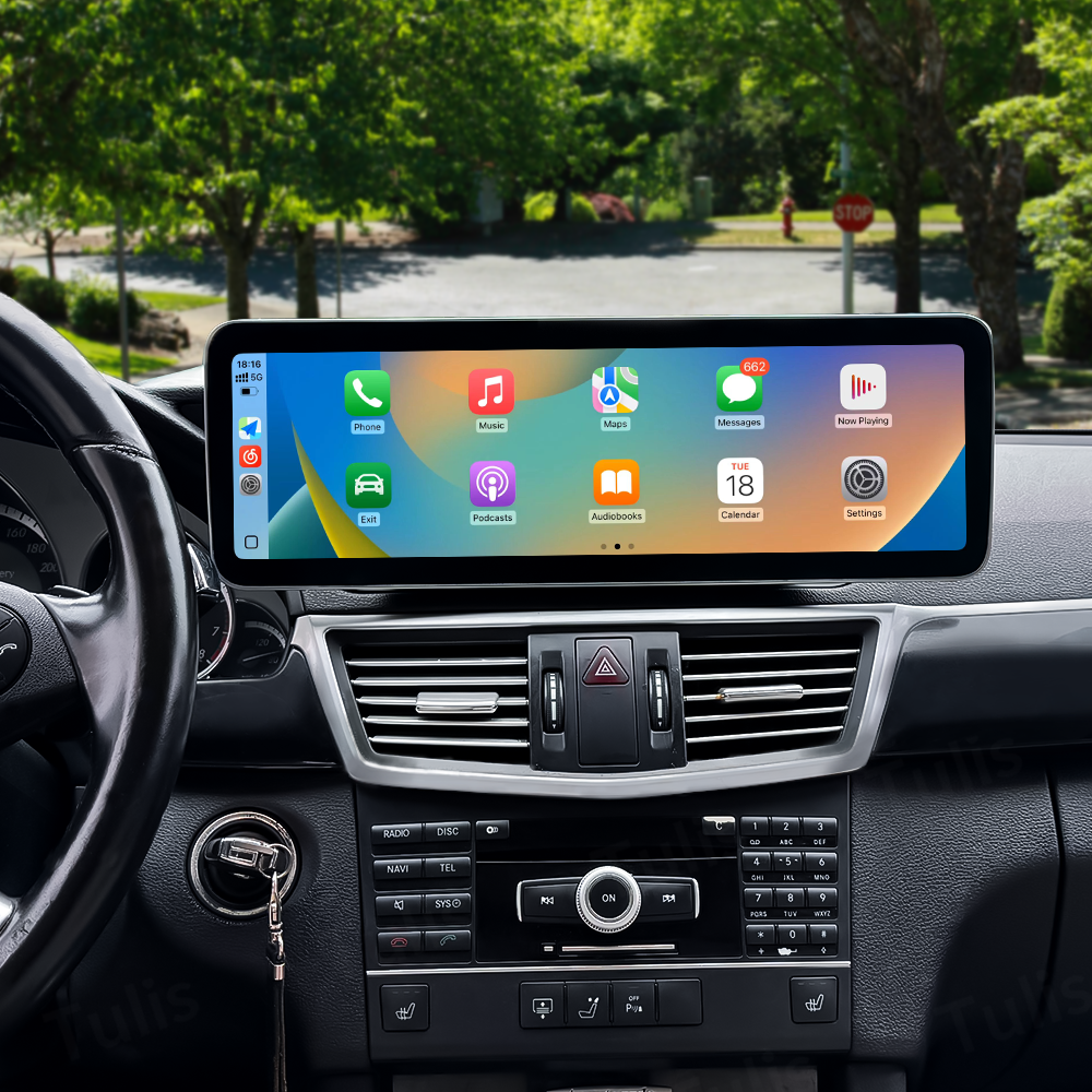 12.3" Mercedes Benz E Classs 2010-2015 Android Screen Navigation Car Radio With Carplay Android Auto