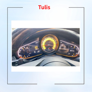 Tulis 12.3 Inch Digital Cluster LCD Dashboard Speed Instrument For Porsche Panamera 2010 To 2017 Instrument Panel Cockpit