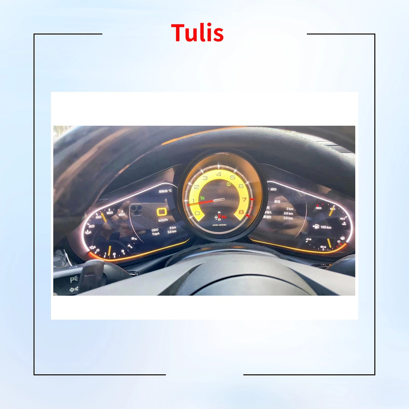 Tulis 12.3 Inch Digital Cluster LCD Dashboard Speed Instrument For Porsche Panamera 2010 To 2017 Instrument Panel Cockpit