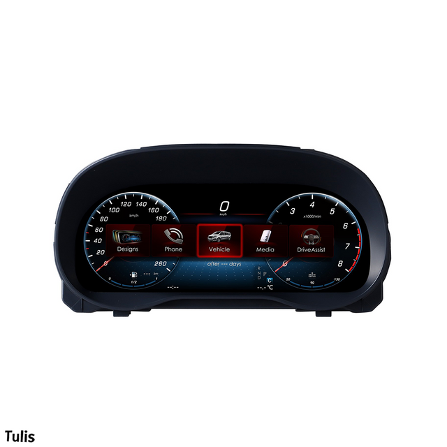Mercedes Benz Vito 2024 Car Digital Cluster Instrument Virtual Cockpit Speedometer Dashboard Ghost Screen
