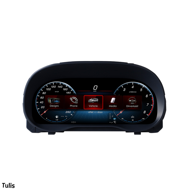 Mercedes Benz Vito 2024 Car Digital Cluster Instrument Virtual Cockpit Speedometer Dashboard Ghost Screen