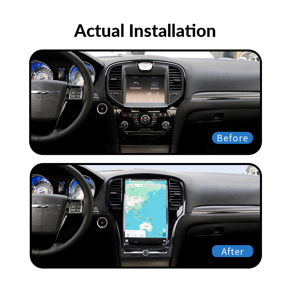 14.5 Inch Chrysler 300c 2011-2023 Android Screen Navigation Car Radio With Carplay Android Auto