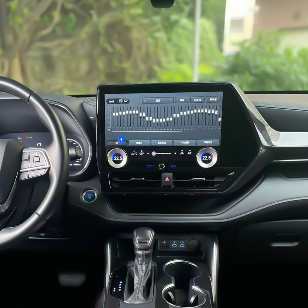 13.3“ Toyota Highlander 2022-2023 Android Screen Navigation Car Radio With Carplay Android Auto