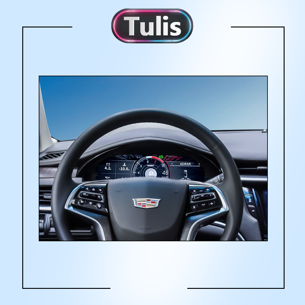 Cadillac XTS CTS 2014-2019 Car Digital Cluster Instrument Virtual Cockpit Speedometer Dashboard Ghost Screen