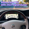 Nissan Patrol Y61 2006-2022 Car Digital Cluster Instrument Virtual Cockpit Speedometer Dashboard Ghost Screen