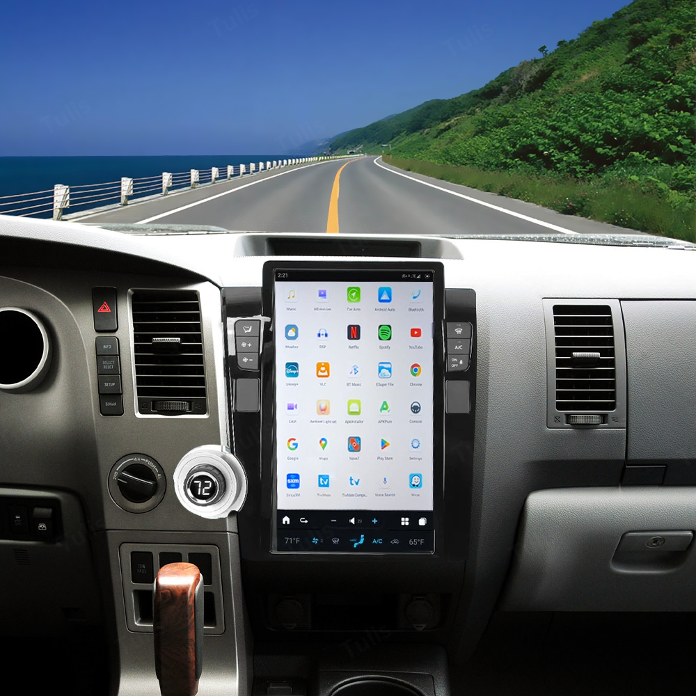 14.5" Toyota Tundra Sequoia 2007-2013 Android Screen Navigation Car Radio With Carplay Android Auto