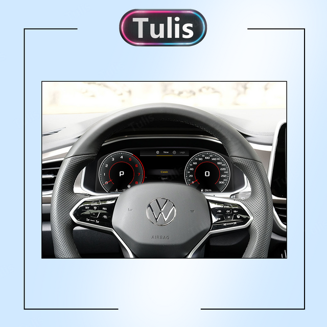 VW T-ROC 2018-2025 Car Digital Cluster Instrument Virtual Cockpit Speedometer Dashboard Ghost Screen