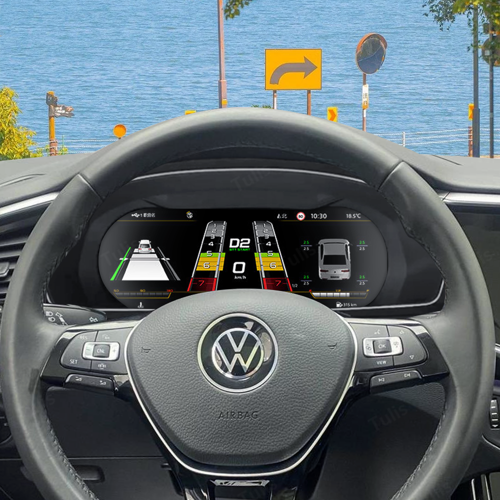 VW Tayron 2019-2022 Car Digital Cluster Instrument Virtual Cockpit Speedometer Dashboard Ghost Screen