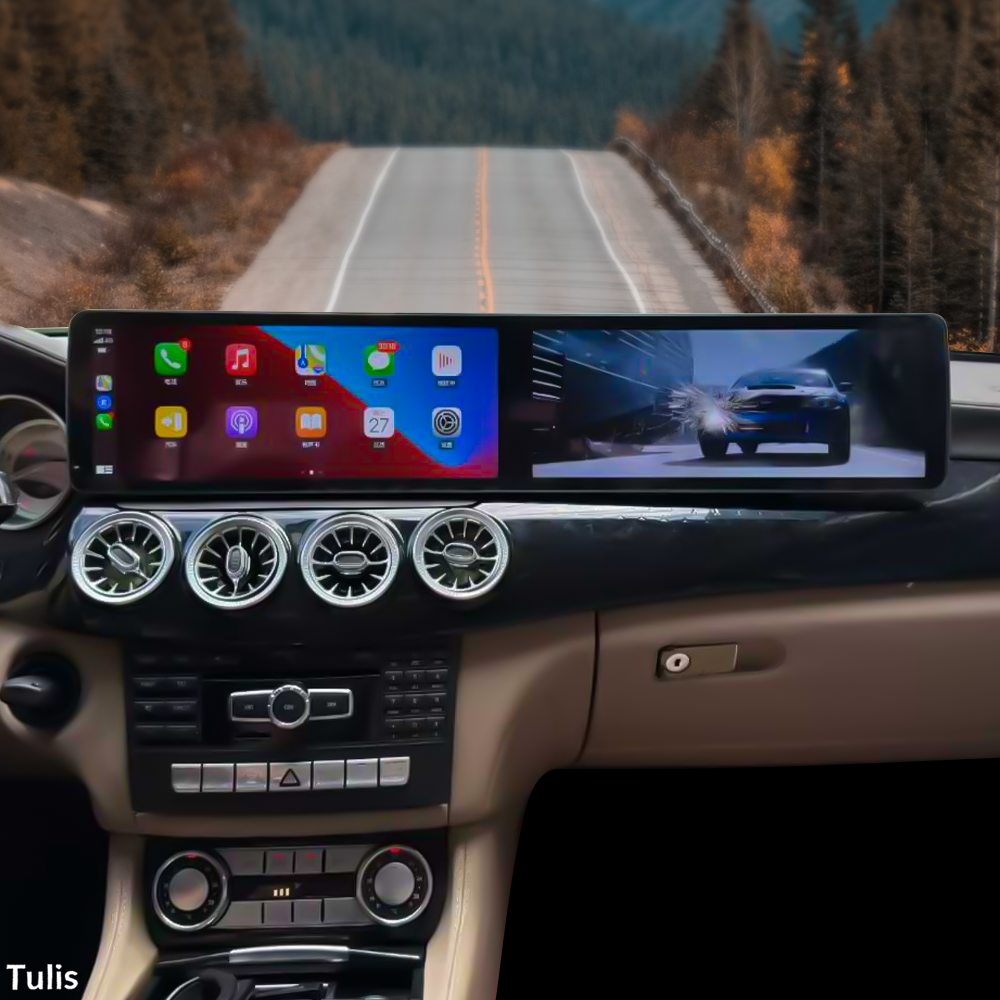  Mercedes Benz CLS W218 2012-2017 Dual 12.3 Inch Android Screen Navigation Car Stereo With Carplay Android Auto