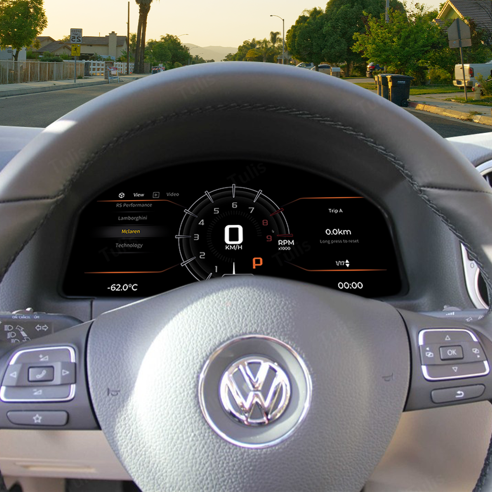 VW Lavida 2013-2019 Car Digital Cluster Instrument Virtual Cockpit Speedometer Dashboard Ghost Screen
