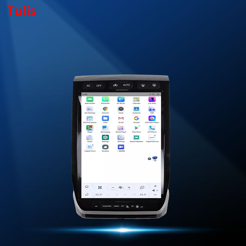 Tulis With Apple CarPlay Android Auto LCD Capacitive Touchscreen Radio For Ford F150 2015-2019 Car Monitor