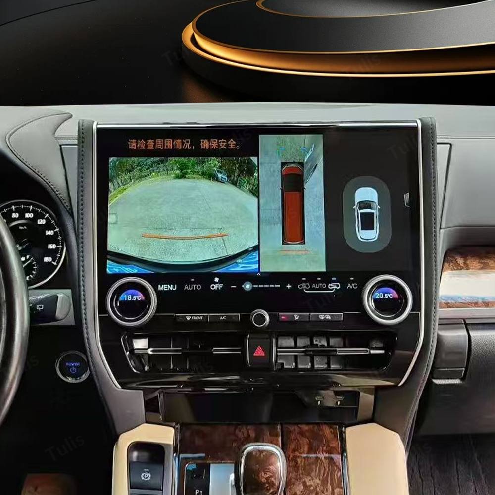 15.7" Toyota Alphard Vellfire 2015-2019 Android Screen Navigation Car Radio With Carplay Android Auto