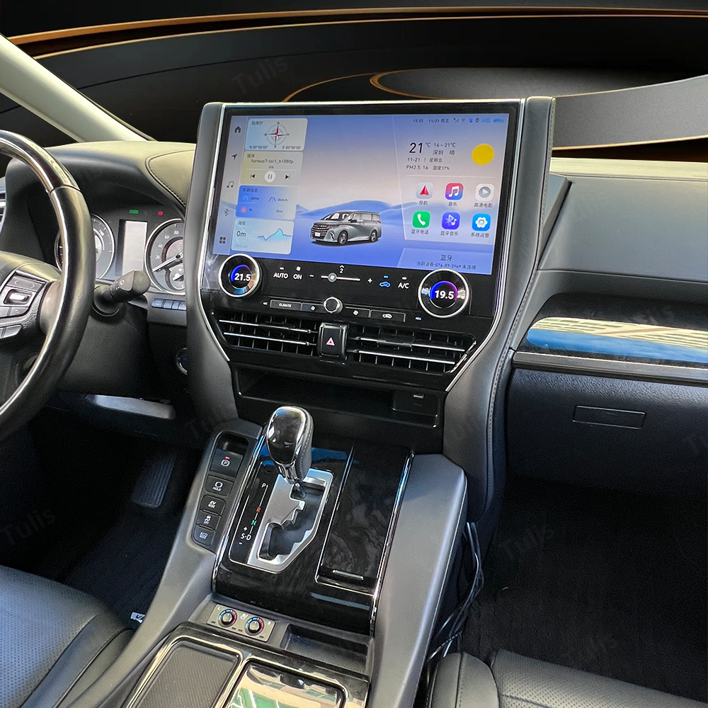 16.8“ Toyota Alphard Vellfire 2015-2020 Android Screen Navigation Car Radio With Carplay Android Auto