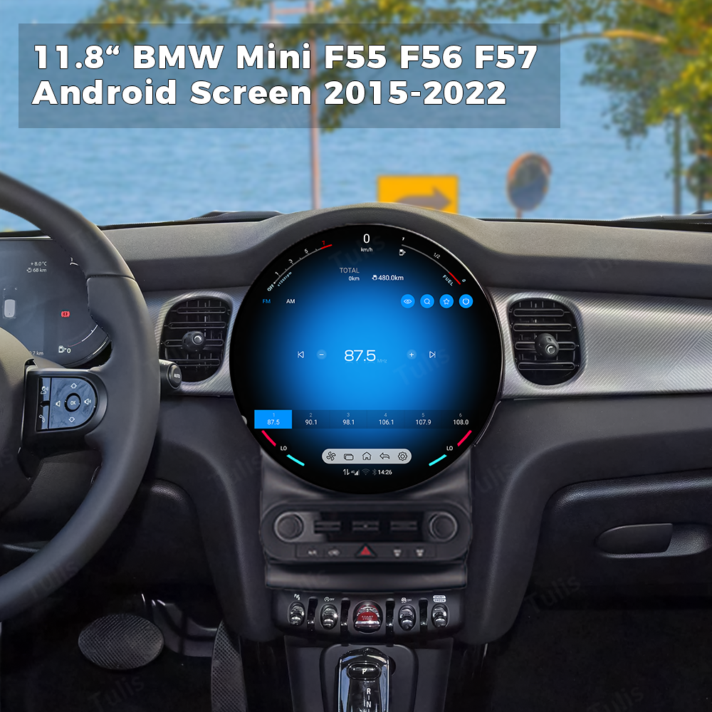 11.8“ BMW Mini F55 F56 F57 2015-2022 Android Screen Navigation Car Radio With Carplay Android Auto
