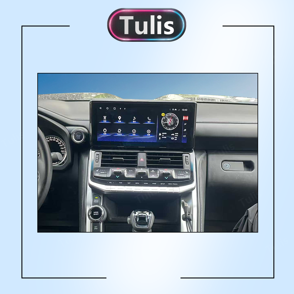 12.3 Toyota Land Cruiser LC300 GXR EXR 2022-2023 Upgrade VXR Android Screen Navigation Car Radio With Carplay Android Auto