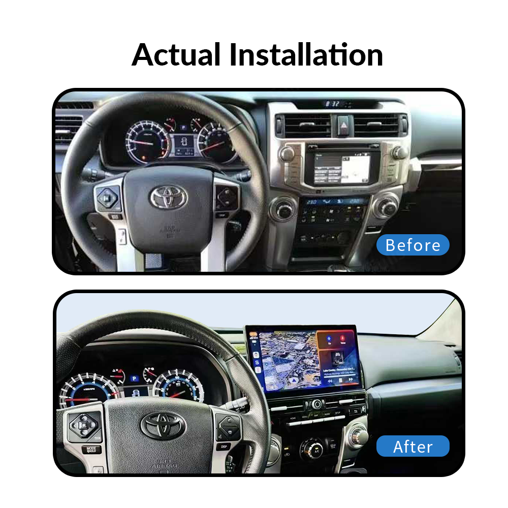13.3 Toyota 4Runner 2010-2022 Android Screen Navigation Car Radio With Carplay Android Auto