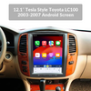 12.1" Tesla Style Toyota LC100 2003-2007 Android Screen Navigation Car Radio With Carplay Android Auto