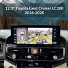 12.3“ Toyota Land Cruiser LC200 2016-2020 Android Screen Navigation Car Radio With Carplay Android Auto
