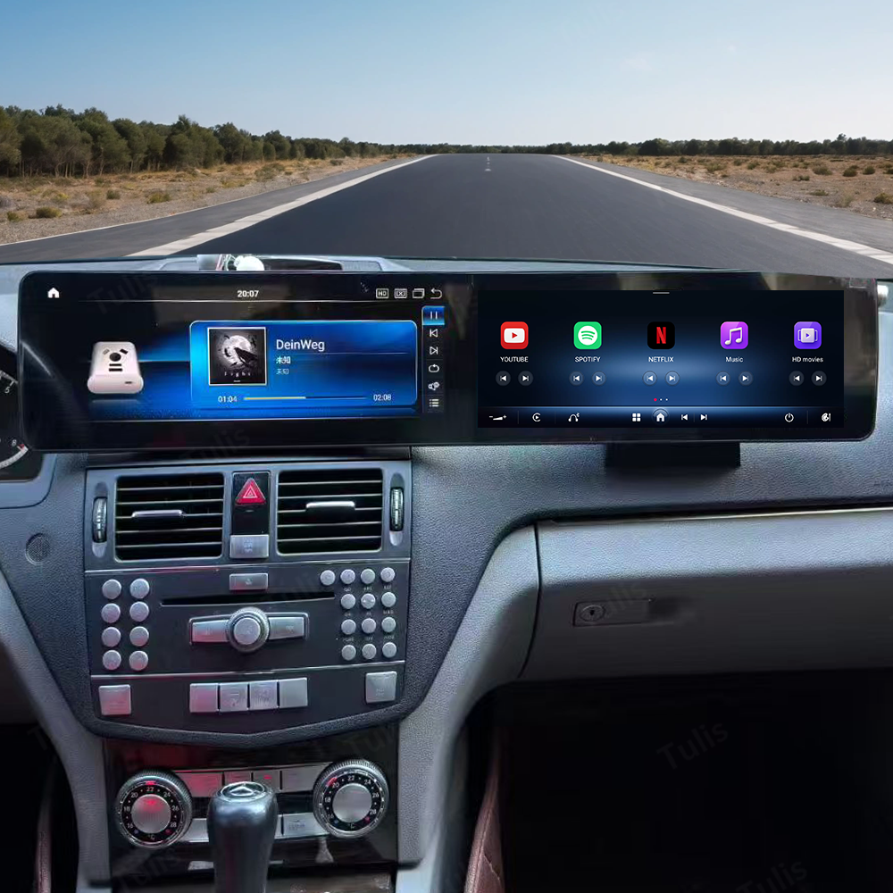 24.6“ Mercedes Benz C Class W204 2007-2010 Android Screen