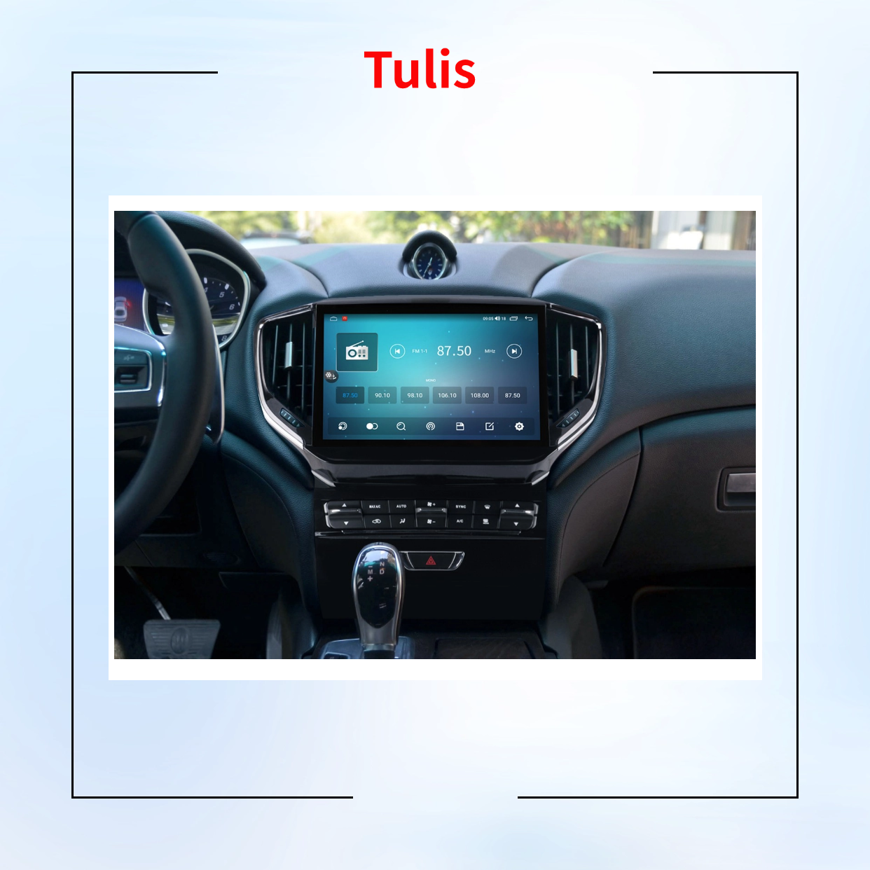 Tulis 10.5 Inch Car Radio For Maserati Ghibli 2017 To 2020 Android Car Tablet Multimedia System Autoradio Car Radio Video Stereo