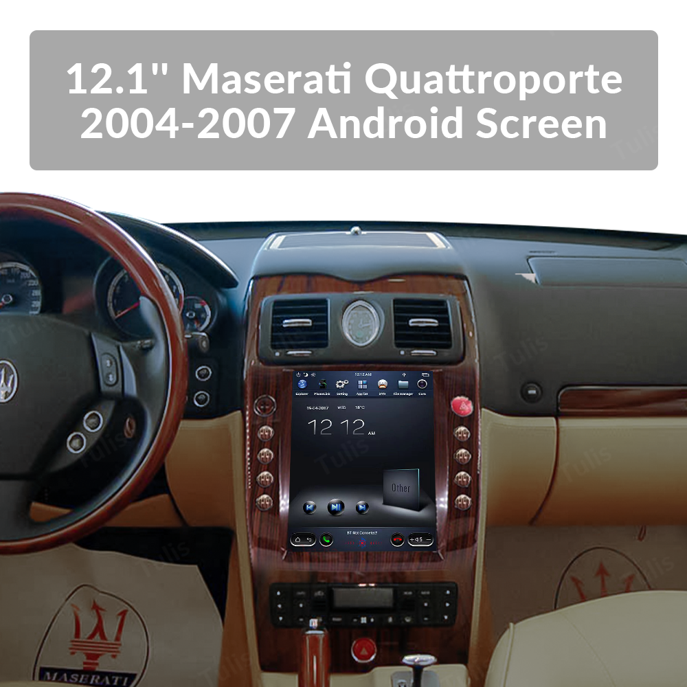 12.1'' Maserati Quattroporte 2004-2007 Android Screen Navigation Car Radio With Carplay Android Auto