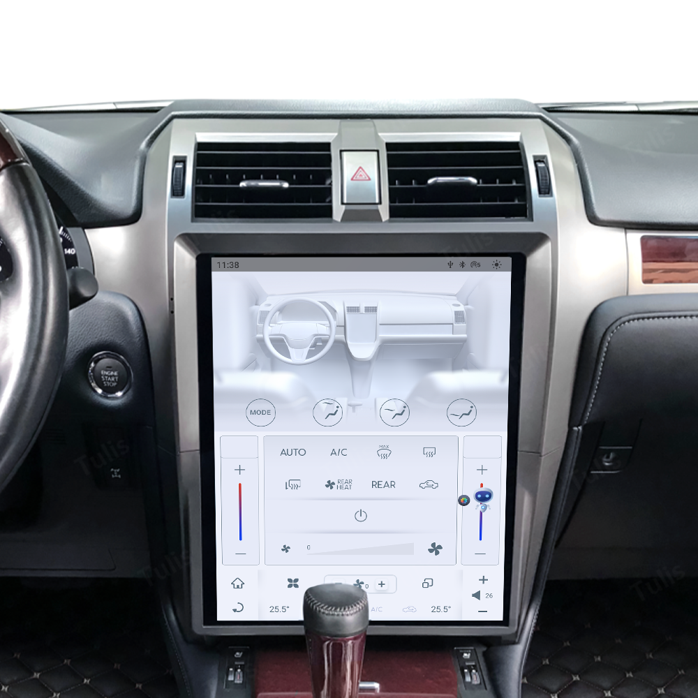 15" Tesla Stlye Lexus GX400 GX460 2010-2019 Android Screen Navigation Car Radio With Carplay Android Auto