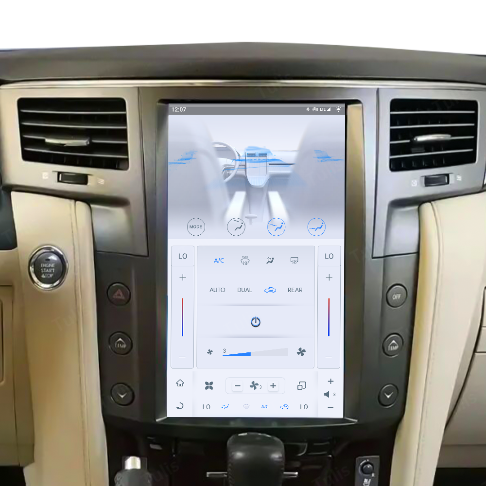 13.6" Tesla Stlye Lexus LX570 2007-2015 Android Screen Navigation Car Radio With Carplay Android Auto